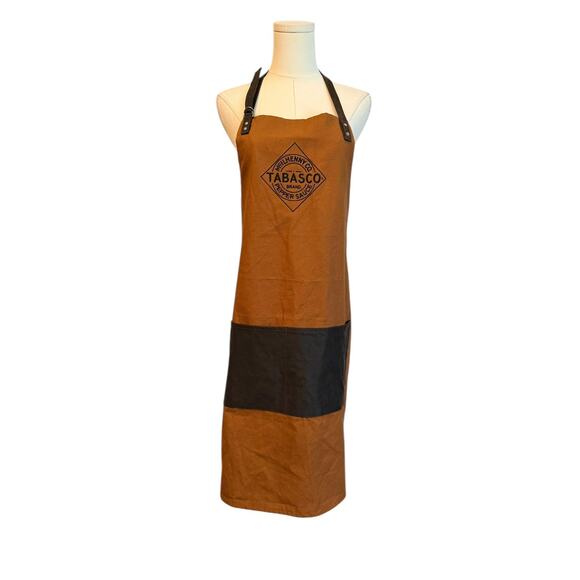 Tabasco Apron One Size Adjustable Straps Chef BBQ Grilling Pocket Kitchen - Picture 4 of 8